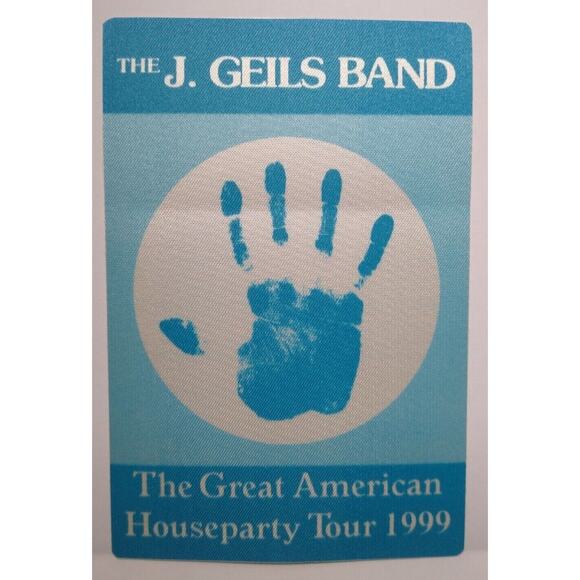 The J Geils Band Backstage Pass Original 1999 Classic Pop Rock Cloth Fabric - Picture 1 of 1